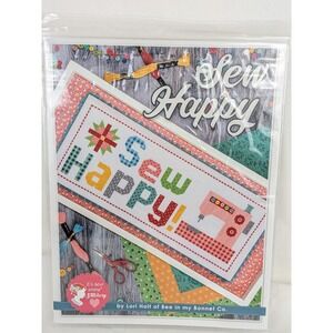 Sew Happy Cross Stitch Pattern Lori Holt of Bee in my Bonnet Sew